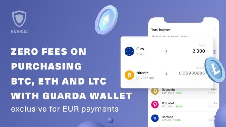 Guarda Wallet and Simplex Launch Zero-Fee Crypto Purchases Promo in Europe