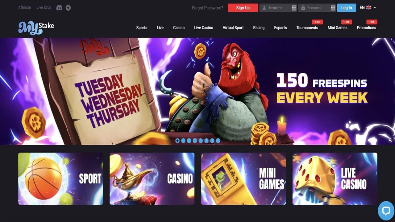 Casino Not on Gamstop at Mystake․com