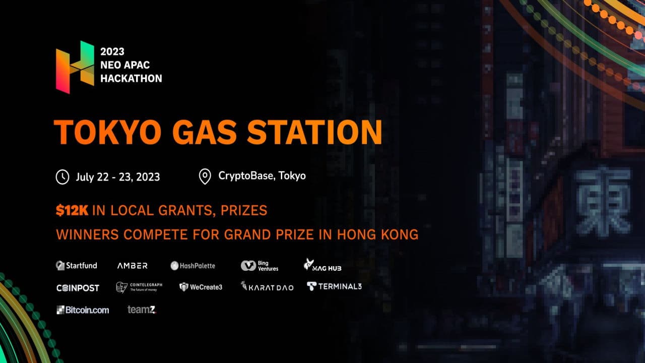 Neo APAC Hackathon Kicks Off at Tokyo GAS Station: Uncovering Local Web3 Talents and Empowering Regional Development