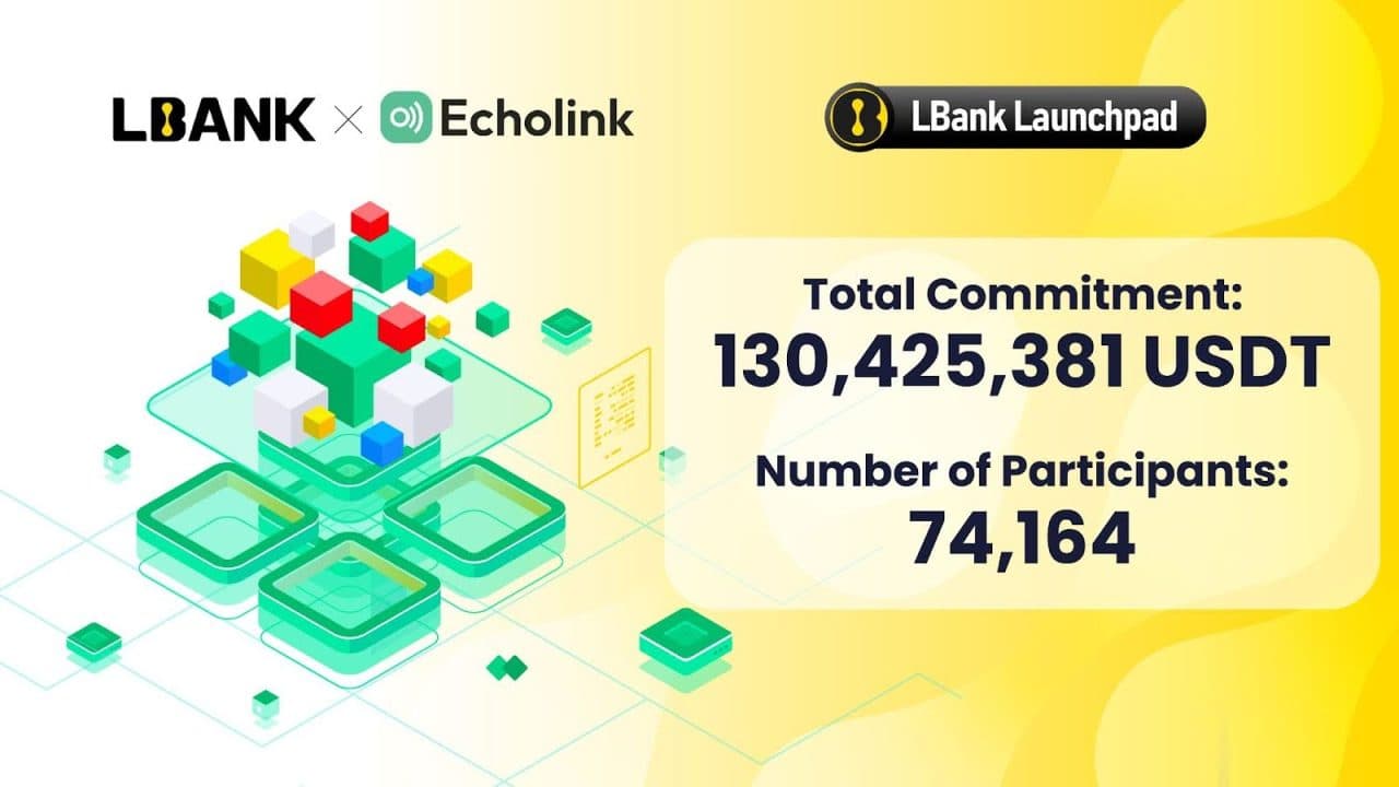 EchoLink Launchpad on LBank Ends With Over 130M USDT in Investment, $ECHO Set for Listing