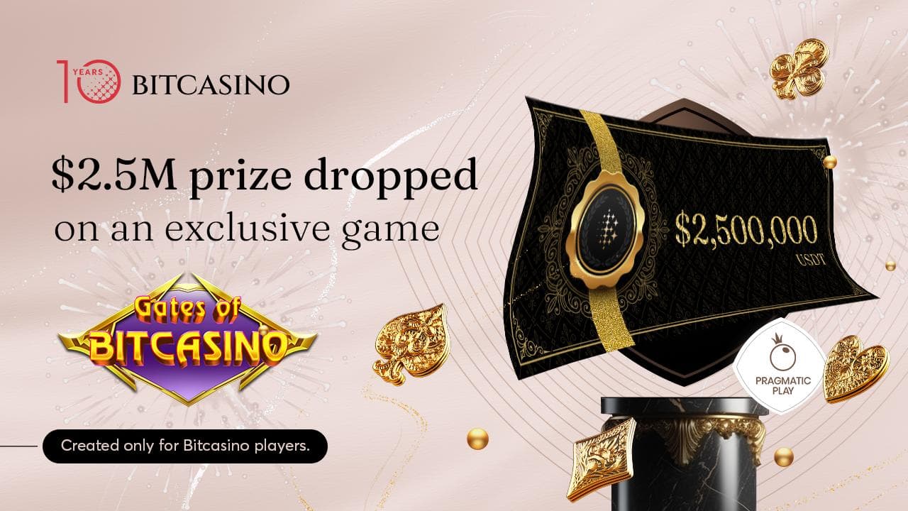 Another $2.5m Max Win on Bitcasino as It Celebrates 10-Year Milestone