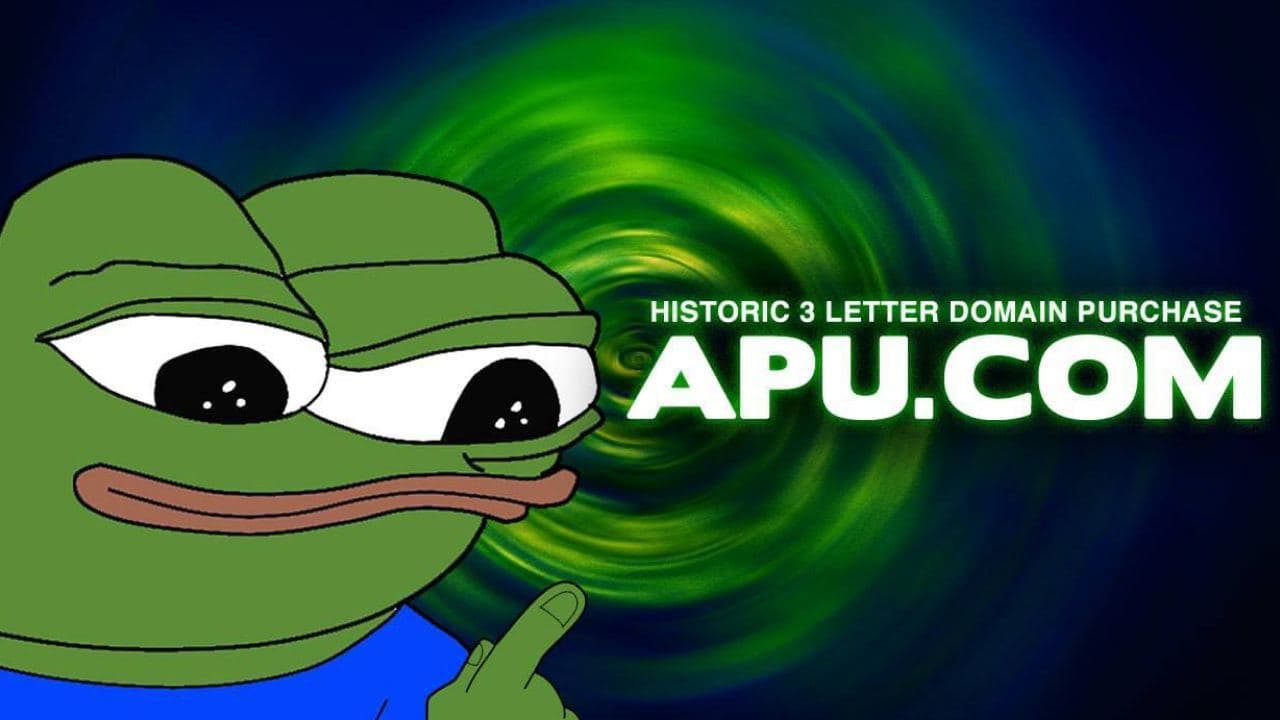 Apu Community Hits the Jackpot by Acquiring the Ultra-Rare Domain APU.COM