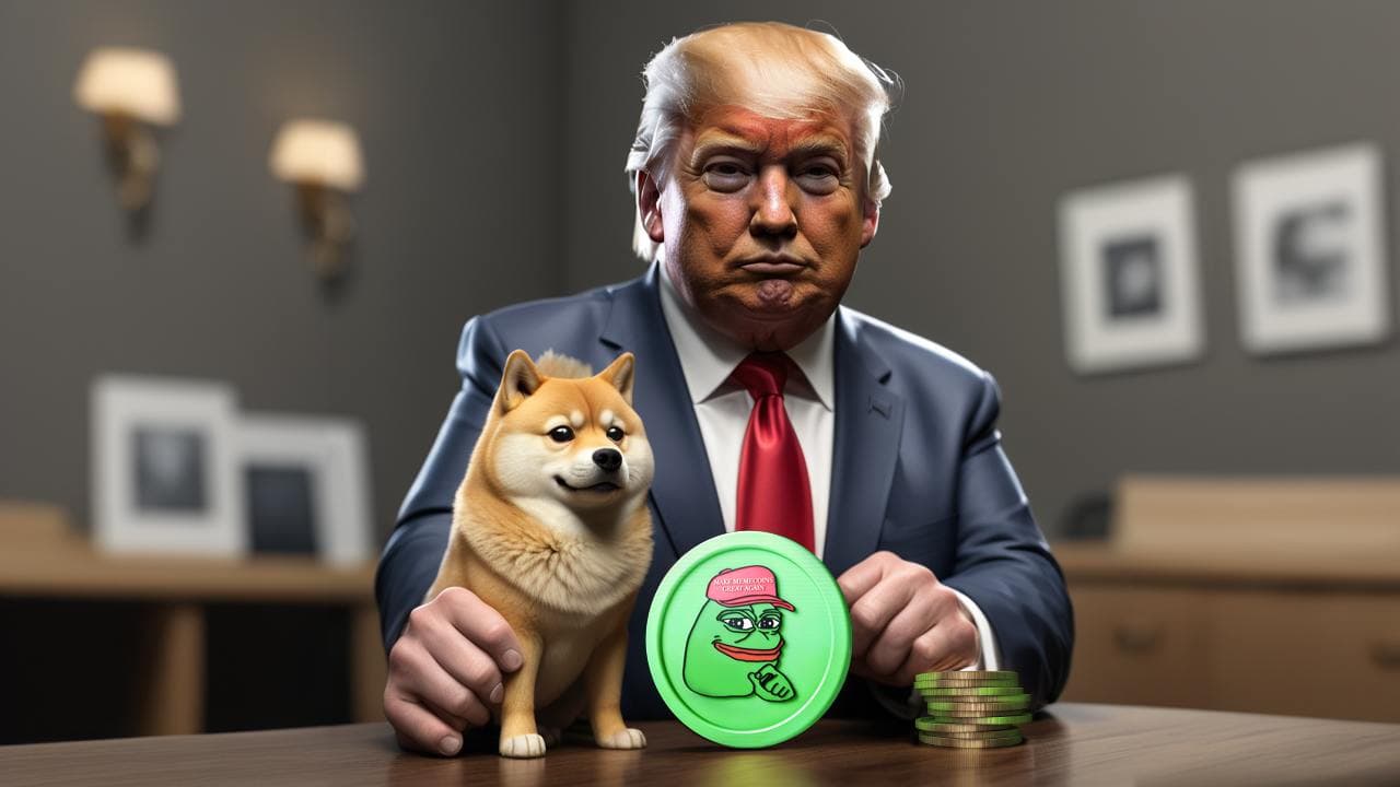 Meme-Coin-Kernschmelze: Präsidenten-Token TRUMP und BODEN stürzen inmitten Marktflaute ab