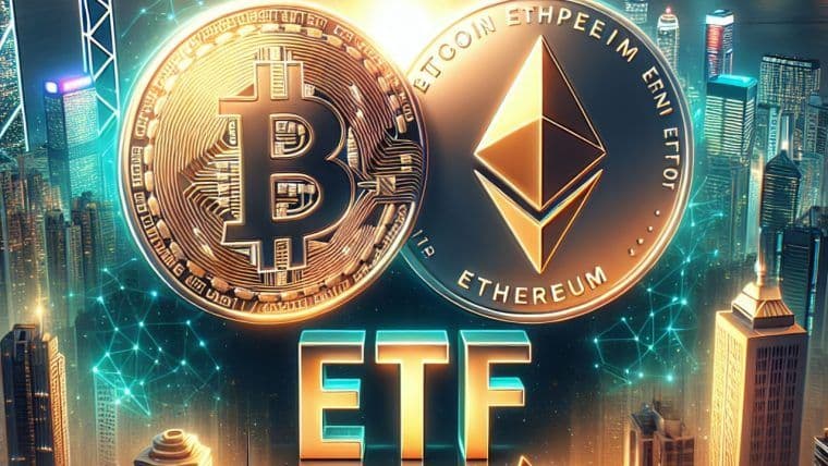 Bitcoin y Ethereum ETFs ven rachas de entradas prolongadas
