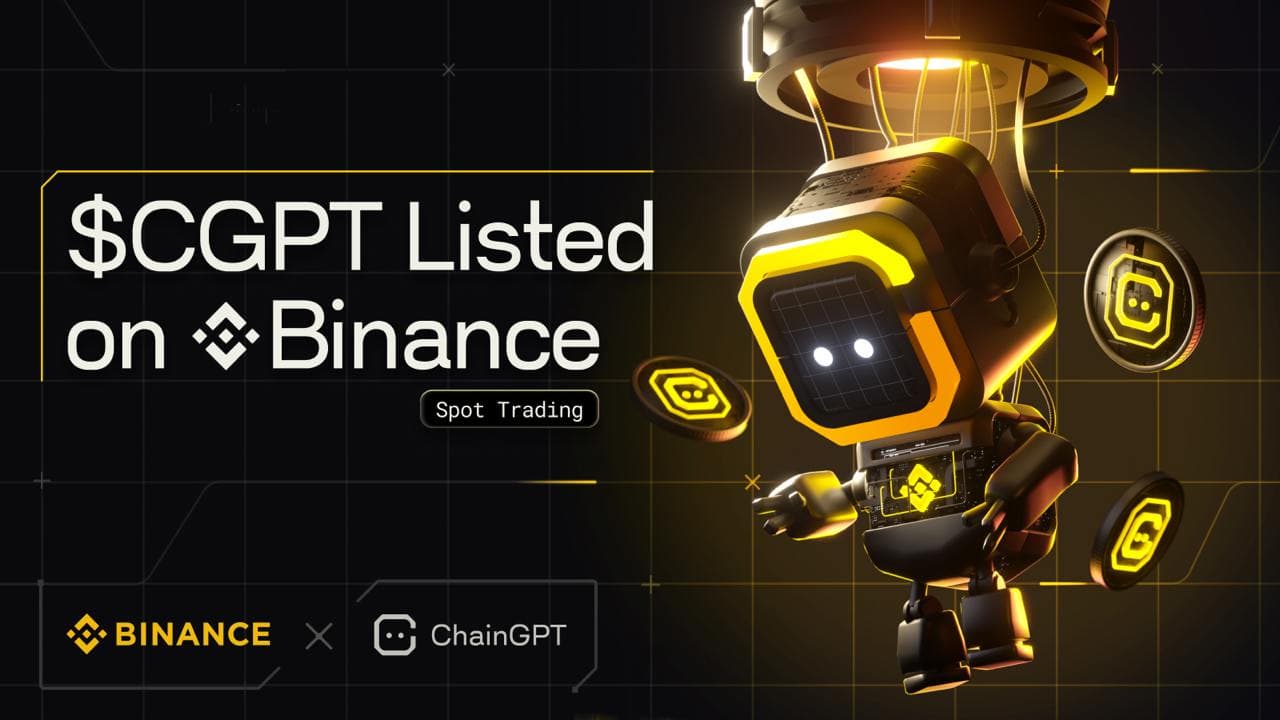 Binance 列出 ChainGPT (CGPT):开启 AI 驱动区块链解决方案的新纪元