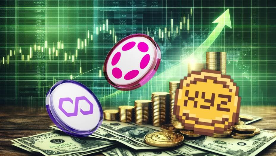 XYZ 眼看$800万预售目标突飞猛进,而POL和DOT则步履维艰