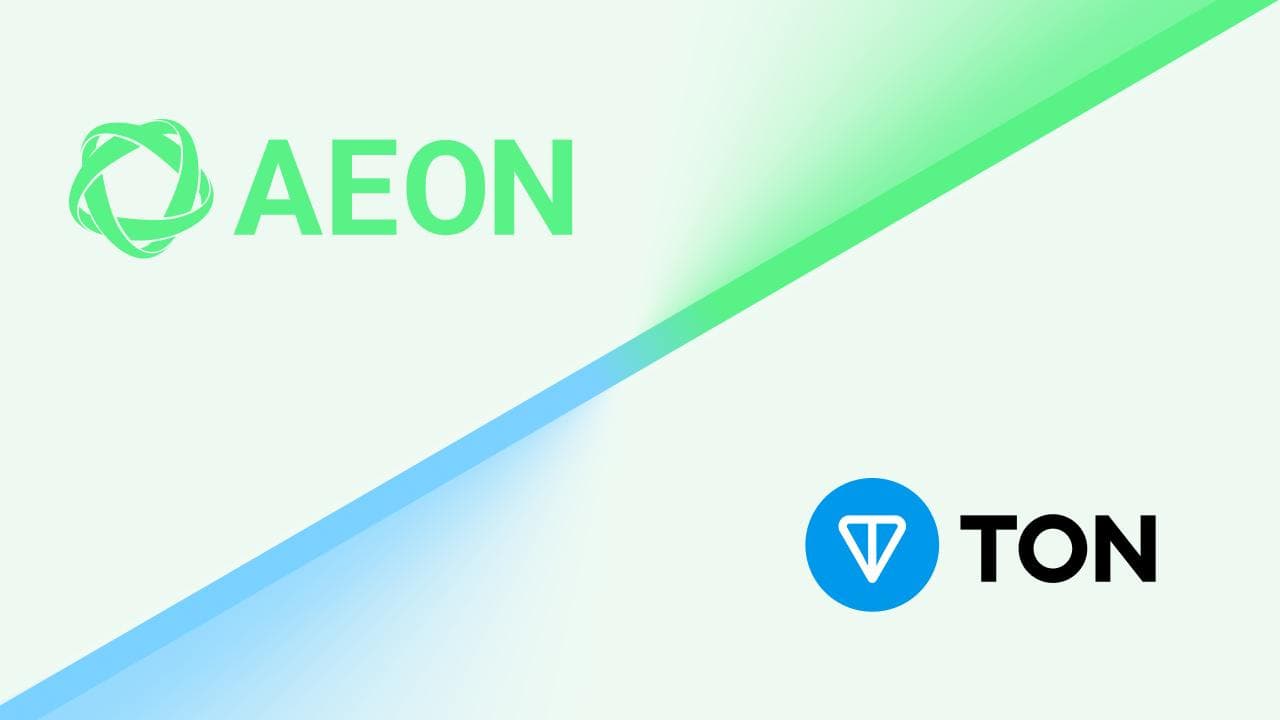 AEON与TON集成,推动TON生态系统内的店内加密支付大规模普及