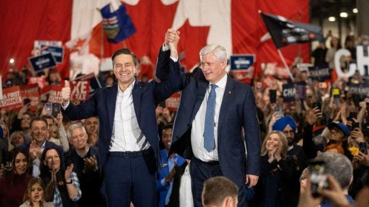 Pro-Bitcoin, il leader conservatore canadese Pierre Poilievre tiene un grande raduno