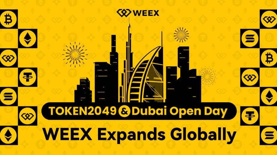 WEEX在TOKEN2049上大放异彩,推出迪拜工作室以加速全球扩张计划