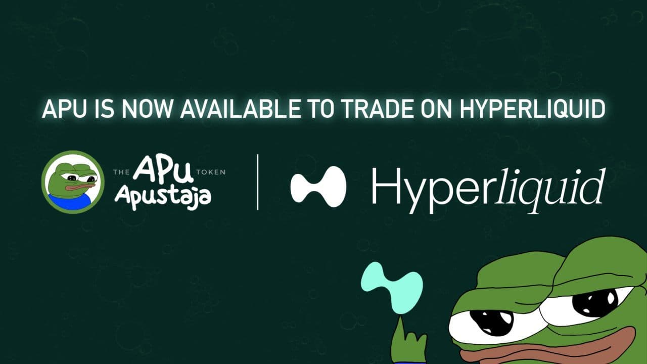 Apu现在在Hyperliquid上进行交易