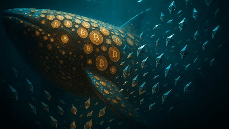 La baleine longtemps silencieuse refait surface, provoquant des ondes de choc pour Bitcoin et Ethereum