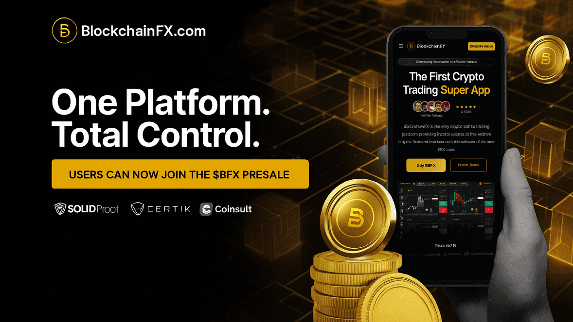 BlockchainFX在预售中筹集了724万美元,作为首个连接加密货币、股票和外汇的多资产超级应用程序以Beta版上线