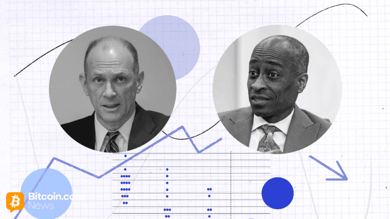 El 'Dot Plot' de la Fed proyecta más recortes de tasas para finales de 2025 y más allá.