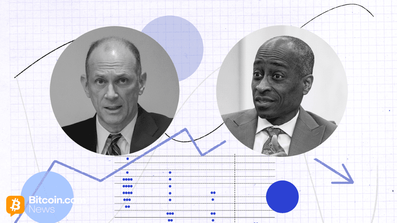 El 'Dot Plot' de la Fed proyecta más recortes de tasas para finales de 2025 y más allá.