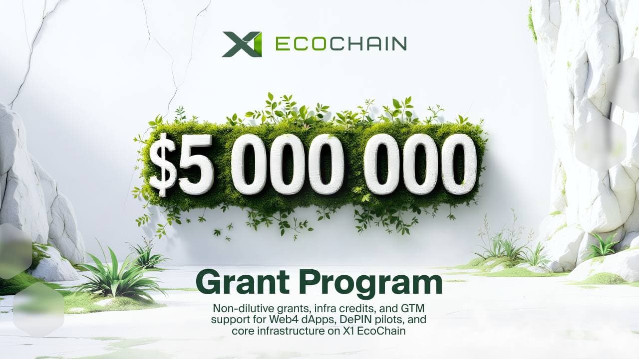 X1 EcoChain发布500万美元的赠款计划和Galxe Starboard
