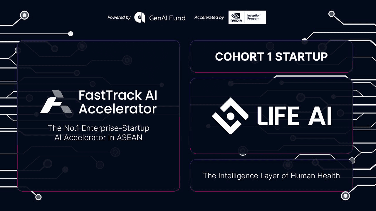 LIFE AI Joins First Ever FastTrack AI Accelerator Powered By GenAI Fund and NVIDIA Inception Program