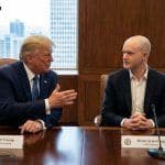 Trump Meets Coinbase CEO, Blames Banks for Stalling Crypto Bill
