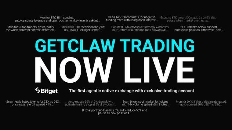 Bitget Gives AI its Own Trading Account, Advancing Toward an Agent-Native Exchange