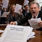 US Banking Group Slams Coinbase Conditional Trust Approval, Citing Risks in Crypto Banking Expansion