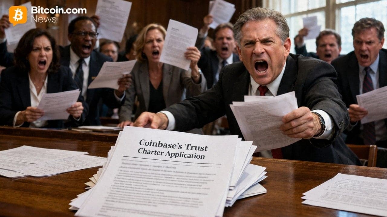 US Banking Group Slams Coinbase Conditional Trust Approval, Citing Risks in Crypto Banking Expansion