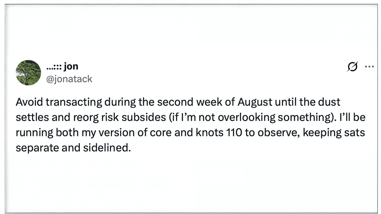 Bitcoin Core Developer Warns Users to Pause BTC Transfers When BIP-110 Deadline Nears