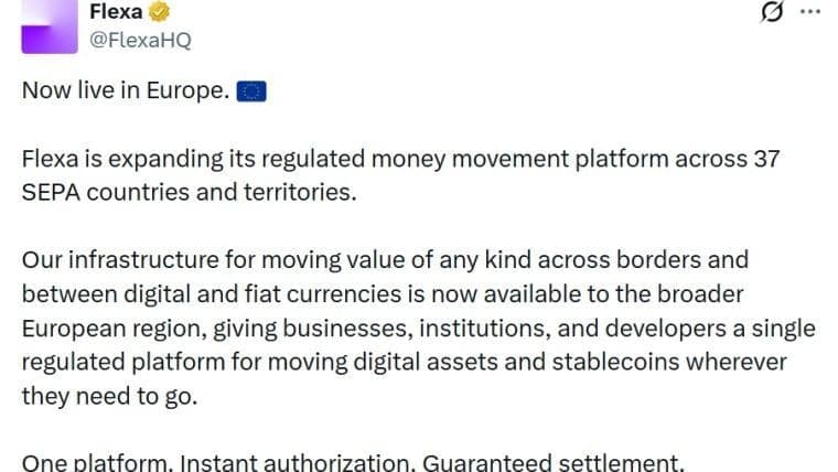 Flexa Expands Crypto Payments Across 37 European Markets