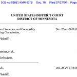Minnesota Judge Blocks Prediction-Market Ban but Says Some Contracts Aren't Swaps