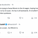 Peter Schiff Says AI Could Turn Into Bitcoin's Biggest Threat
