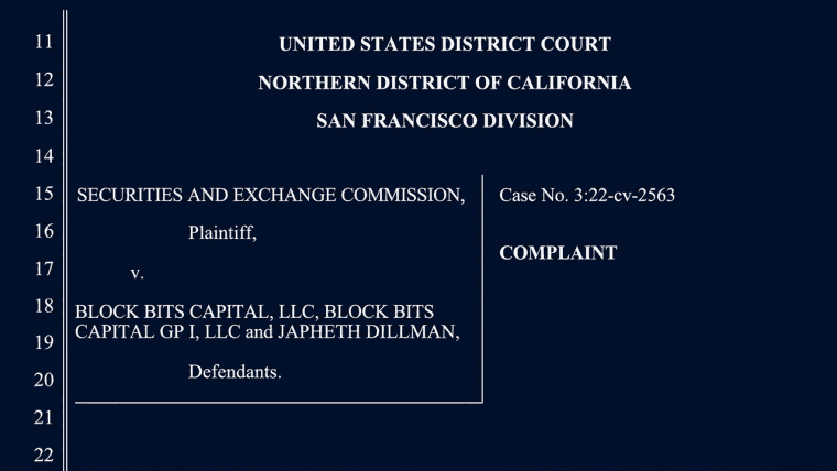 Noticia: El fundador de Block Bits, declarado culpable tras el fracaso de una campaña de venta de un bot de criptomonedas por valor de 960 000 dólares