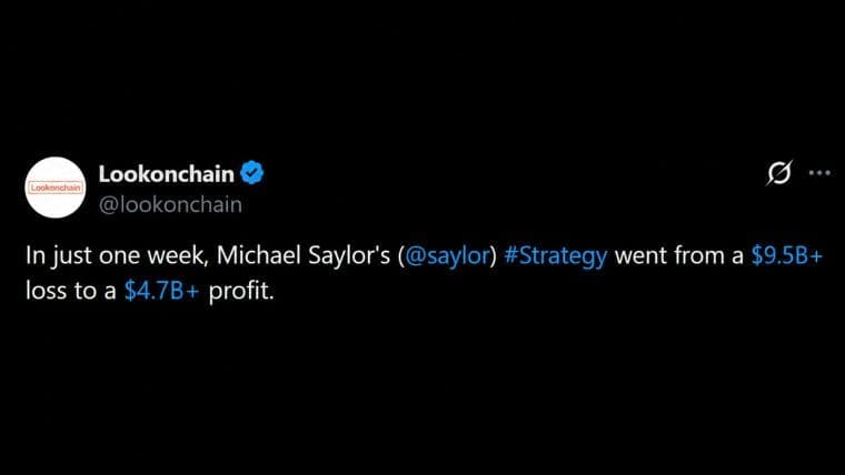 Saylor's Strategy Swings From $9.5B Loss to $4.7B Profit