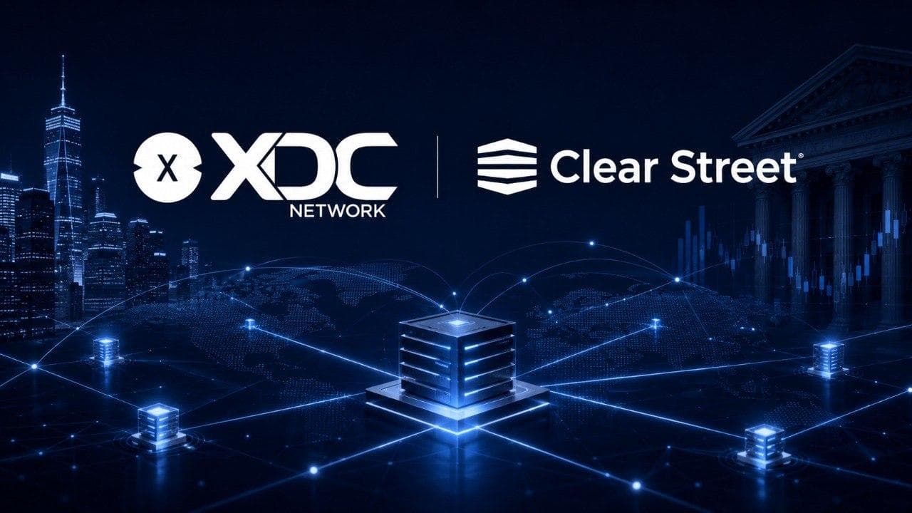 La red XDC incorpora a Clear Street como validador institucional de masternodes