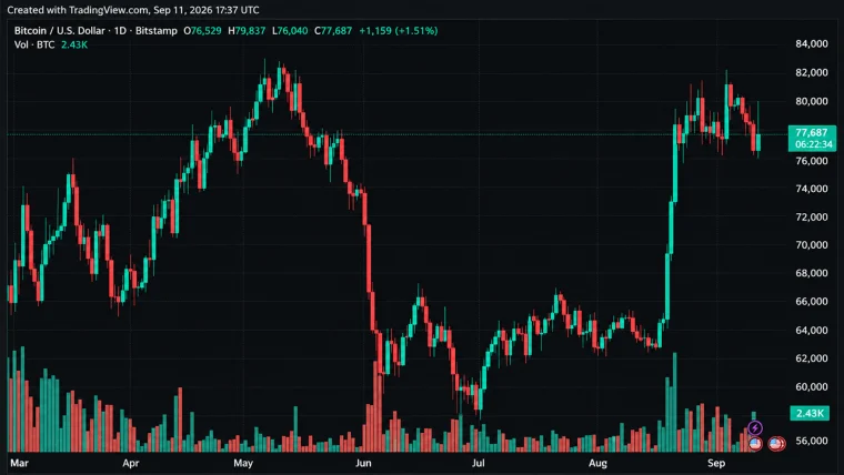 Bitcoin Price Spikes Near $80K as CPI Matches Forecasts