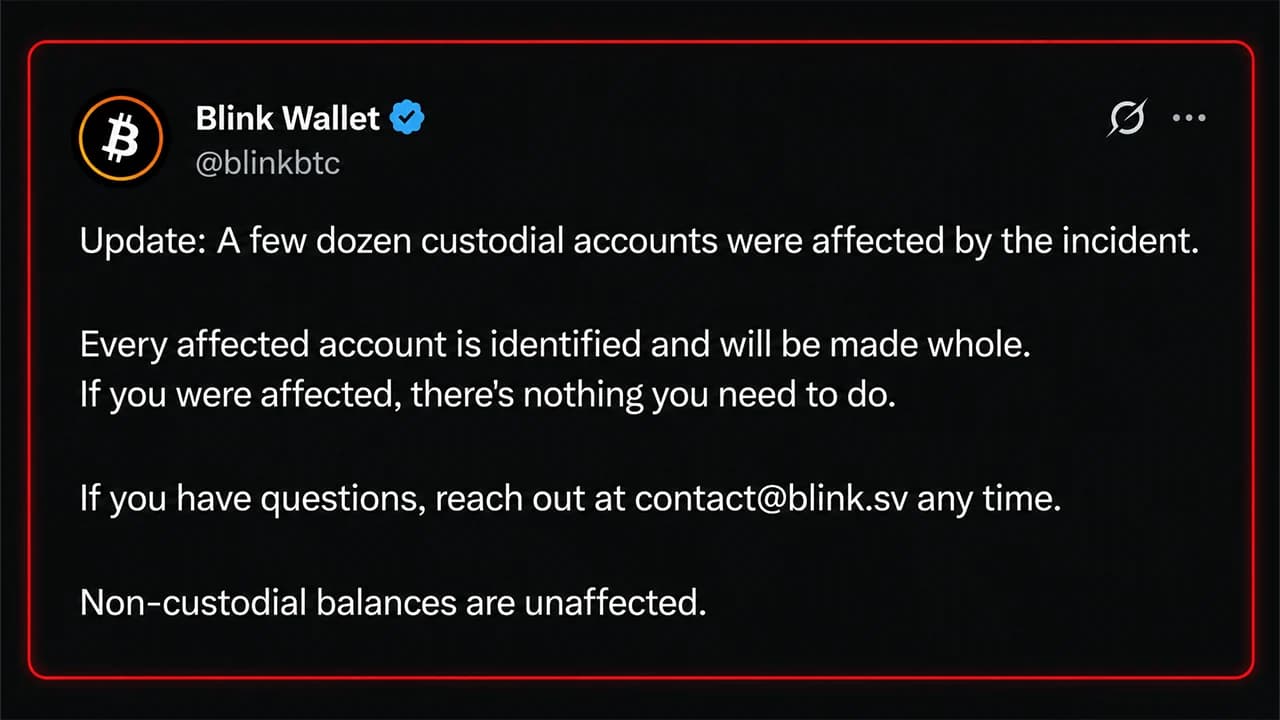 Blink Wallet Hit by Attacker, 'Few Dozen' Custodial Accounts Drained