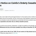 Coinex Is Closing After 9 Years, and Its Founder Won't Sell It
