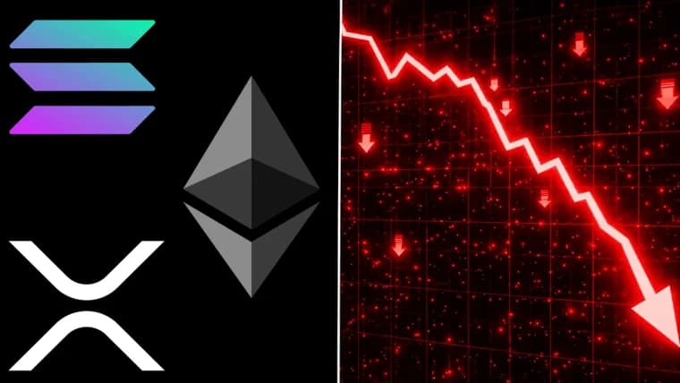 Các dự báo giá ETH, SOL và XRP cảnh báo về rủi ro giảm giá đáng kể
