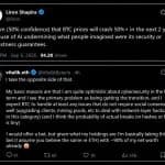 Ethereum’s Vitalik Bets 90% of His Net Worth Against an AI Bitcoin Crash