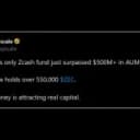 Grayscale's Zcash ETF Tops $500M, but $100M Came From a DCG Affiliate