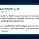 L-BTC Peg-Out Still Shut Down as Blockstream Refuses Hacker Demand