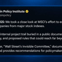 MSCI Rule Puts Strategy at Risk, Says Bitcoin Policy Institute Paper