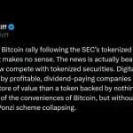Schiff Warns Tokenized Stocks Will Siphon Liquidity From Bitcoin