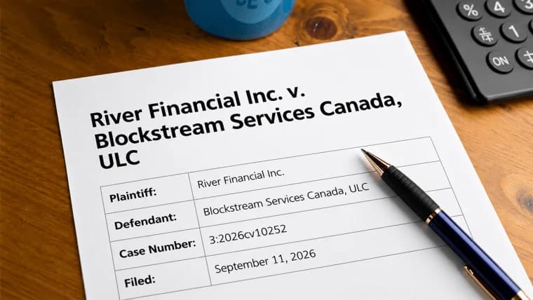 Same Name, Different Company: Blockstream Addresses $6.7M River Lawsuit