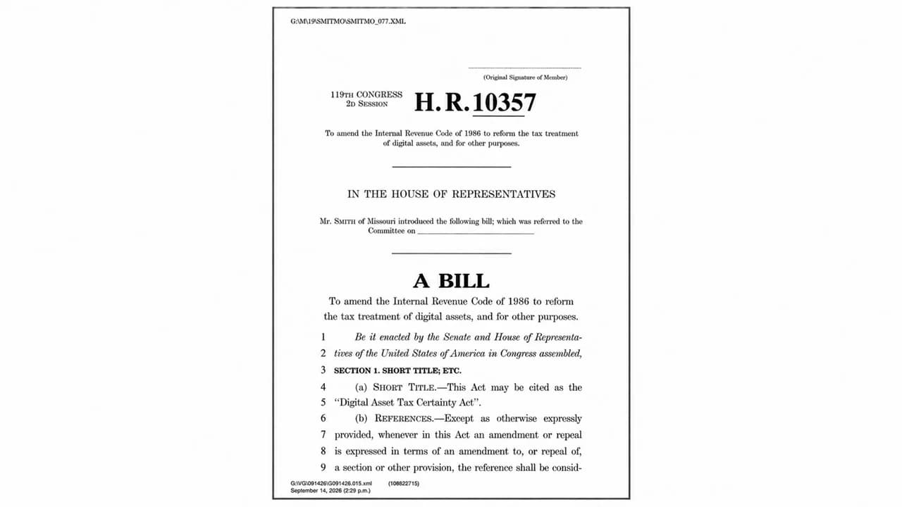 US House Crypto Tax Bill Spares Fees Under $10, but Not Heavy Traders