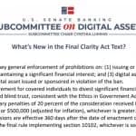 What’s New in the Final CLARITY Act Ahead of the Senate Vote