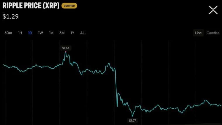 XRP Anjlok 10% Saat Ripple Bersikeras Bahwa Pihaknya Berada di 'Posisi yang Kokoh'
