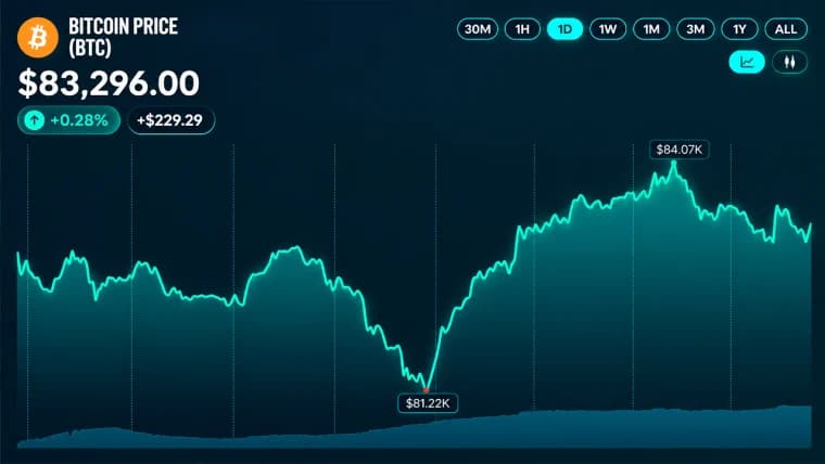 Bitcoin Price Recovery Stalls as $84,000 Resistance Holds Firm