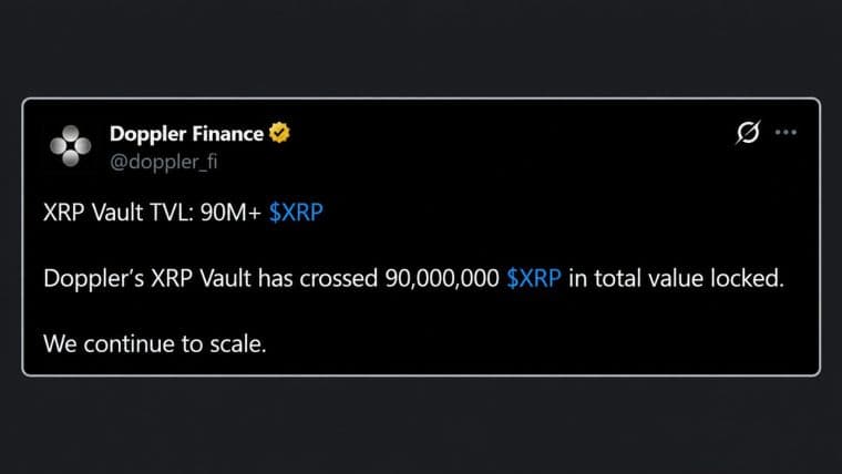 XRP Holders Have Now Parked 90 Million Coins in a Single Yield Vault