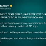 Hardware Wallet Maker Foundation Faces Customer Data Breach