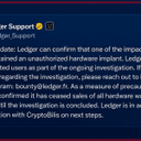 Ledger Confirms Hidden Hardware Implant in Affected User's Wallet
