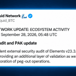 Liquid Network at 86% Backing as Bitcoin Redemption Freeze Drags On