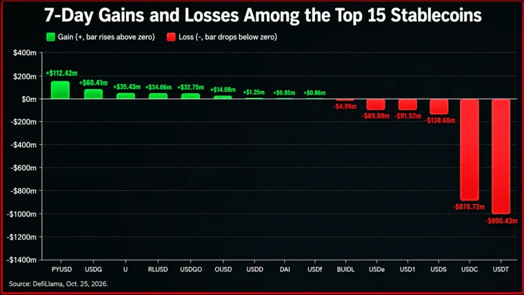 Stablecoin Market Sheds $12.7B as Crypto's Dry Powder Runs Thin